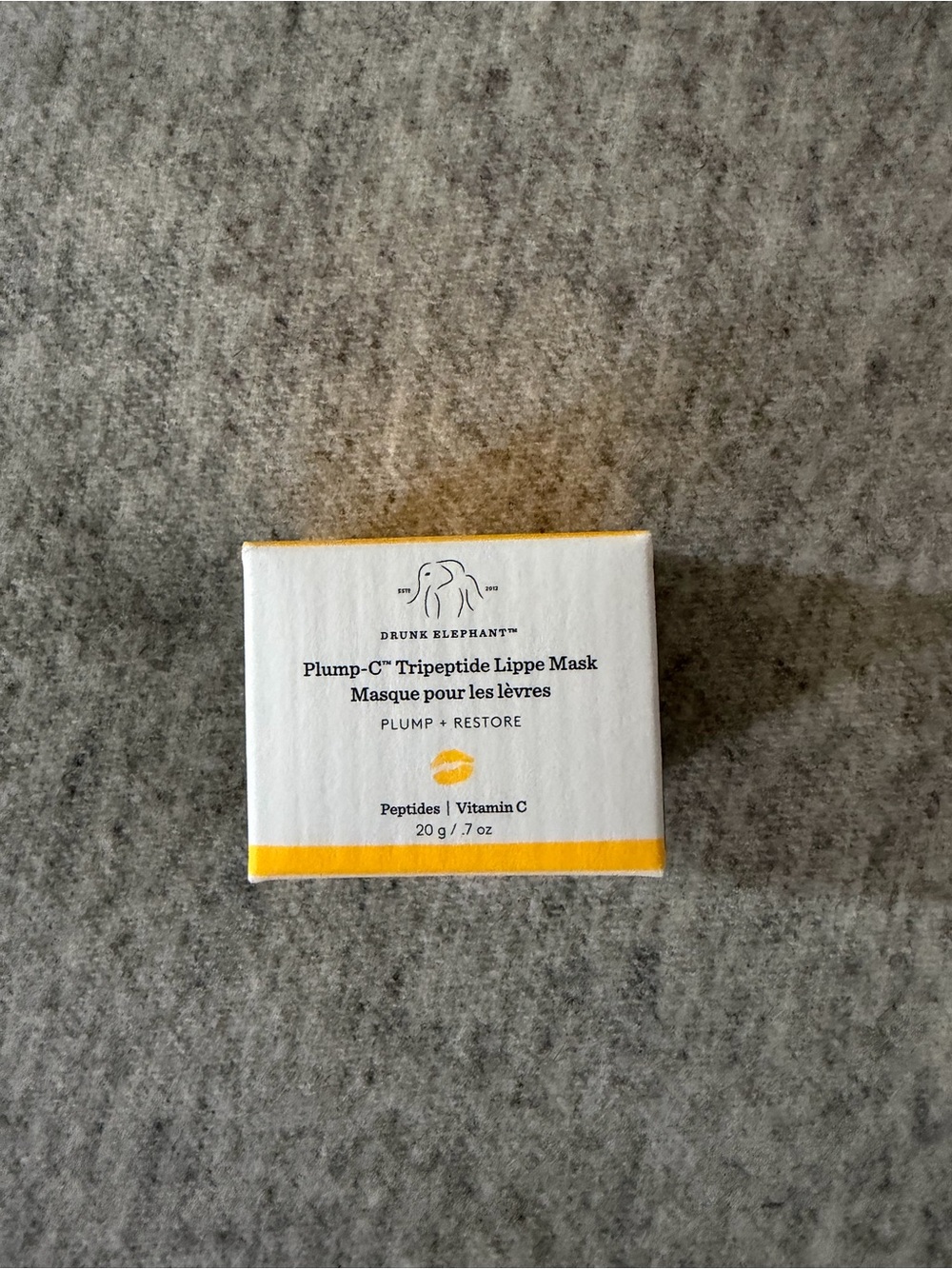 BNWT Drunk Elephant Plump-C Tripeptide Lippe Mask